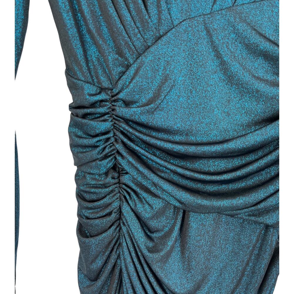 Vince Camuto dress Ruched faux wrap bodycon size 4 - Picture 4 of 7